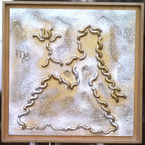 Virgo — relief panel from the Zodiac series